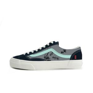 Vans Стиль 36 Suede нескользящие износостойкие низкие кроссовки для скейтбординга Unisex Blue Gray