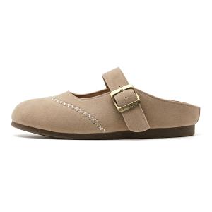 Кроссовки Closed Toe Mules Coverage Abrasion Resistant Lightweight Slip Resistant Low Top Casual Shoes Women's Sand WARRIOR, Sand