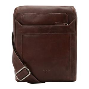 Сумка через плечо VLD VOi Leather Design City Cowboy Leder 20 см, коричневый