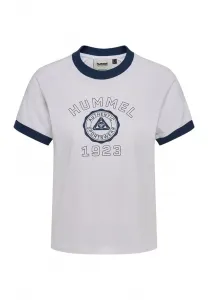 Футболка с коротким рукавом и принтом hmlpulse ringer Hummel, White Blue