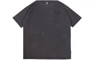 Футболка унисекс серая Converse, серый