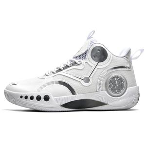 Баскетбольные кроссовки для детей начальной школы Kung Fu partners, белый/фиолетовый