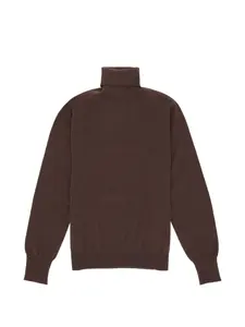 Свитер Shannon с высоким воротом и рукавами-реглан Fortela, коричневый