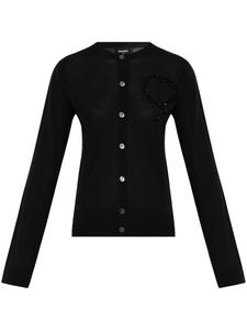 Dsquared2 dSQUARED2 шерстяной кардиган, черный