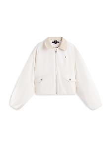 TOMMY HILFIGER Куртка для межсезонья в шерсти White