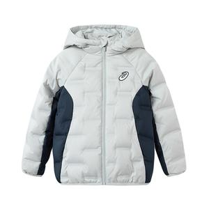 Пуховик спортивный детский ASICS, серый