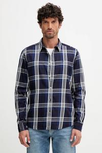 Хлопковая рубашка Pepe Jeans, темно-синий