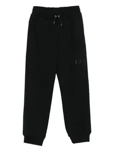 Спортивные штаны из хлопкового микса Givenchy Kids, черный