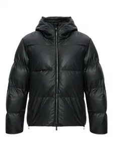 Утепленная куртка с капюшоном Moncler, черный