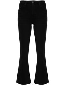 FRAME джинсы Le Crop Mini Boot Raw Fray, черный