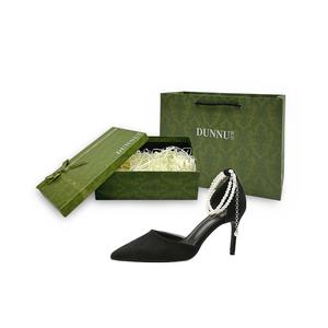 Dunnu Туфли на высоком тонком каблуке женские, черные