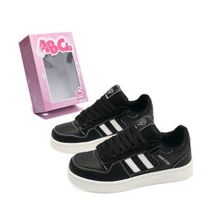 ABCIO Нескользящие водонепроницаемые низкие кроссовки для скейтбординга унисекс, черные