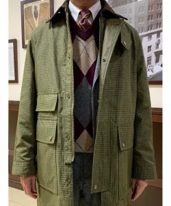 Полиэстеровое пальто в деревенском стиле