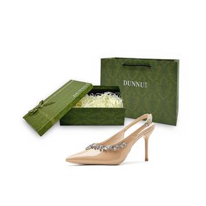 Dunnu Тонкие каблуки на шпильке для женщин в абрикосовой подарочной упаковке, цвет Apricot Gift Box Set