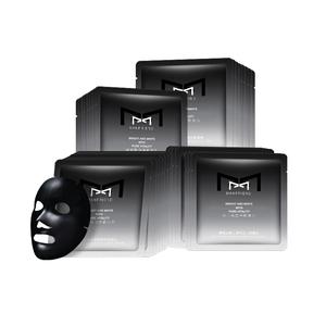 MANFRIEND Мужская маска для лица с ниацинамидом для осветления и отбеливания, контроль жирности, осветление темных пятен, 10 шт/упаковка