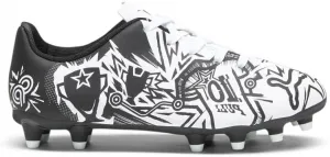 Футбольные бутсы Puma для детей и подростков Tacto Christian Pulisic Firm, для искусственного покрытия, черный