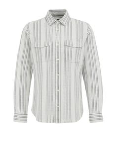 Рубашка обычного кроя на пуговицах WE Fashion, светло-серый