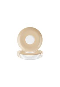 Блюдце Seltmann Weiden Liberty Pure Colors, 16 см 6 штук, бежевый