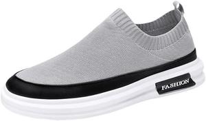 Мужские модные кроссовки Дышащие повседневные беговые кроссовки Модные спортивные прогулочные кроссовки Удобная амортизация Универсальная спортивная обувь Для ежедневных тренировок Qacksv, белый