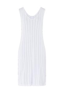 Женская хлопковая ночная рубашка Simone длиной до колена HANRO, белый