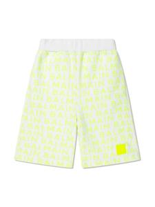 Balmain Kids шорты с логотипом, белый