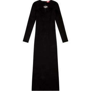 Платье с табличкой D Ams Logo DIESEL, черный