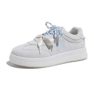 Скользостойкие амортизирующие, легкие, дышащие, увеличивающие рост скейтбордские туфли Women's Babaya, бежевый