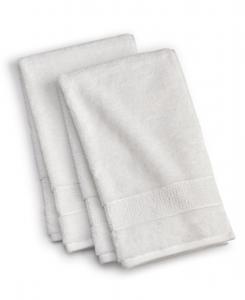 Набор из 2 полотенец для рук из органического хлопка Oake, White, 2 Piece Hand Towel Set