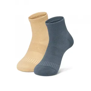 Горные и дикие походные носки до щиколотки мужские 2 пары Skechers, коричневый/темно-серый