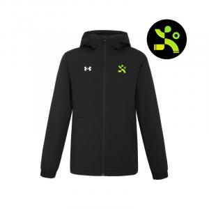 Пуховая куртка с капюшоном, унисекс Under Armour, черный