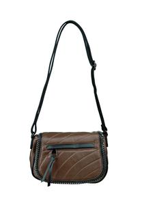 Сумка через плечо изысканного дизайна HARPA, коричневый