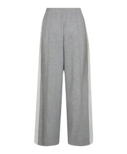 Спортивные штаны в серую меланжевую полоску Mos Mosh, серый