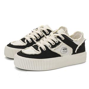 Кеды, обувь для скейтборда унисекс с низким верхом Pepe The Frog, белый/черный