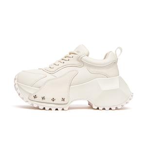 KEDDO Сникерсы женские низкие массивные с древних времен экрю, цвет Ecru