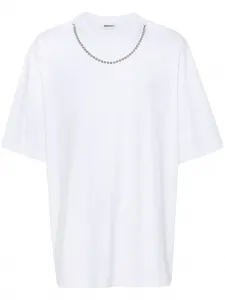 Футболка с вышитым логотипом AMBUSH, белый