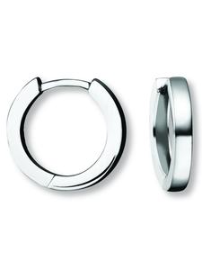 ONE ELEMENT Серьги-кольца из серебра 925 пробы, диаметр 14,8 x 2,4 мм