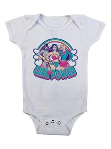 DC Comics Детский боди с короткими рукавами, белый