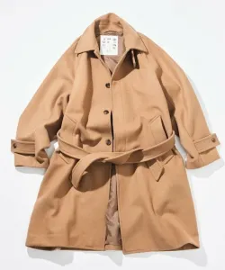 Шерстяной тренч с поясом, удлиненный, осень-зима 2025.