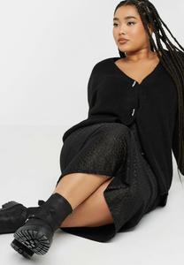 Юбка А-силуэта LEOPARD PRINT Yours Clothing, антрацит