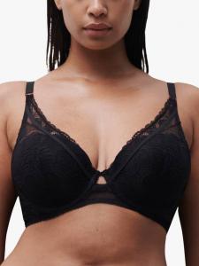 Amor Plunge T-shirt бра Chantelle, Black