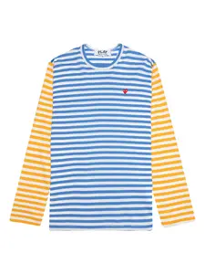 Футболка в полоску Comme Des Garçons Play, синий