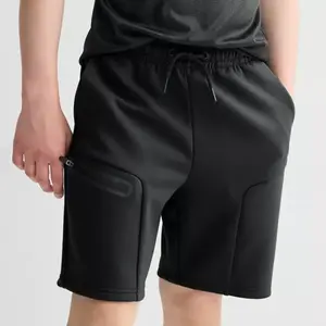 Мальчиковые флисовые шорты 365 обычные и широкие Tek Gear, черный