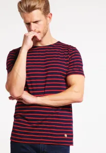 Футболка с классическим принтом marinière Armor Lux, Navire/Braise