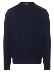 Maerz Muenchen Шерстяной свитер темно-синего цвета