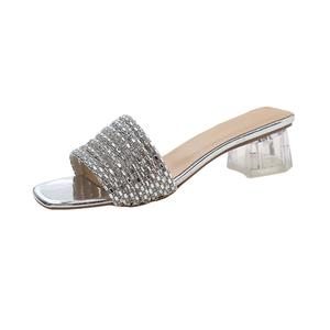 WUJI Тихие устойчивые к истиранию слайдеры для женщин серебристые, цвет Silver