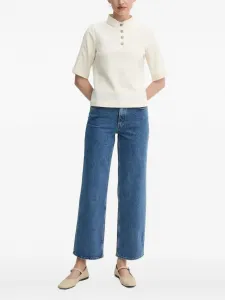 Блузка с воротником-стойкой и застежкой на пуговицы Ba&Sh, нейтральный