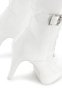 Сапоги на высоком каблуке LASCANA, белый