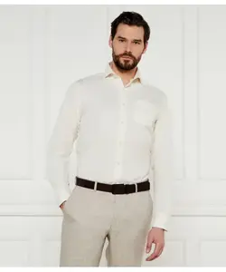 Рубашка Regular fit Oscar Jacobson, бежевый