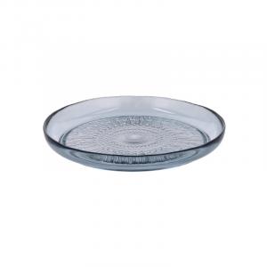 Kusintha - Тарелка стеклянная синяя d: 25 см Bitz, синий/прозрачный