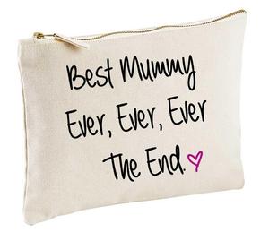 Натуральная косметичка Best Mummy Ever Ever Ever The End Natural 60 SECOND MAKEOVER, бежевый